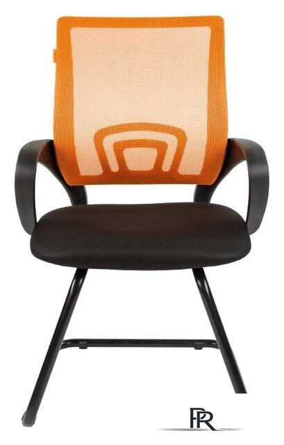 Офисный стул CHAIRMAN 696 V (черный/оранжевый) - Изображение №2 — Интернет-магазин ПроЗаказ