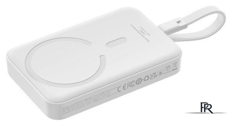 Внешний аккумулятор Baseus Magnetic Fast Charge Power Bank Type-C Edition 30W 10000mAh (белый) - Изображение №4 — Интернет-магазин ПроЗаказ
