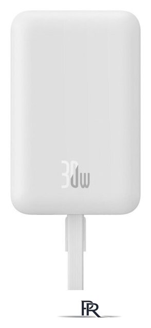 Внешний аккумулятор Baseus Magnetic Fast Charge Power Bank Type-C Edition 30W 10000mAh (белый) - Изображение №2 — Интернет-магазин ПроЗаказ