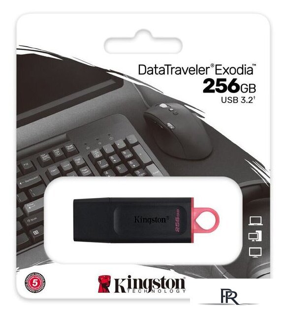 USB Flash Kingston DataTraveler Exodia 256GB - Изображение №6 — Интернет-магазин ПроЗаказ
