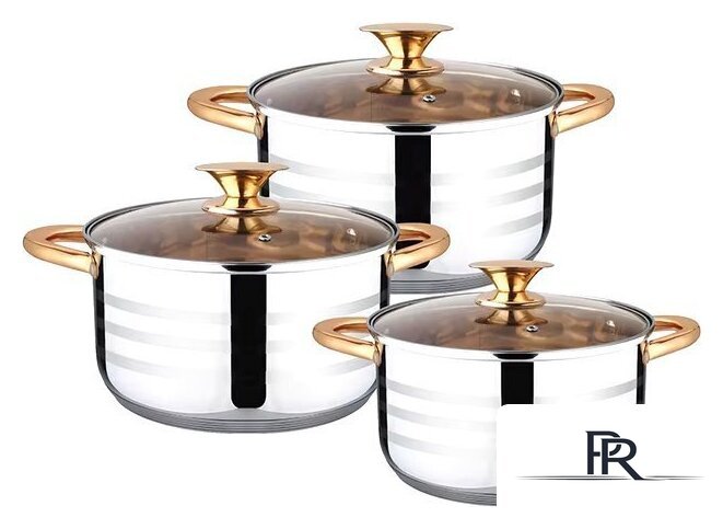 Набор кастрюль Kaisa Villa KV-1043 - Изображение №1 — Интернет-магазин ПроЗаказ