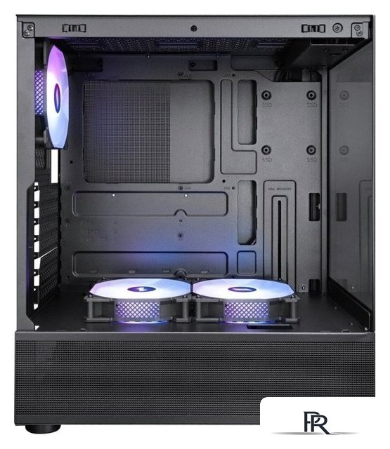 Корпус 1stPlayer MIKU Mi7-A ARGB (черный) - Изображение №2 — Интернет-магазин ПроЗаказ