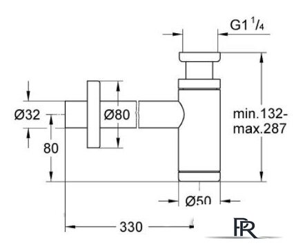 Сифон Geberit 152.018.00.1 - Изображение №2 — Интернет-магазин ПроЗаказ