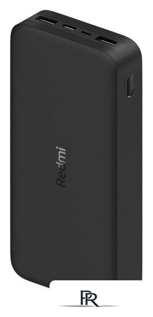 Внешний аккумулятор Xiaomi Redmi Power Bank 20000mAh (черный, международная версия) - Изображение №1 — Интернет-магазин ПроЗаказ