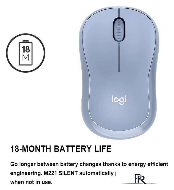 Мышь Logitech M221 (зеленый) - Изображение №4 — Интернет-магазин ПроЗаказ