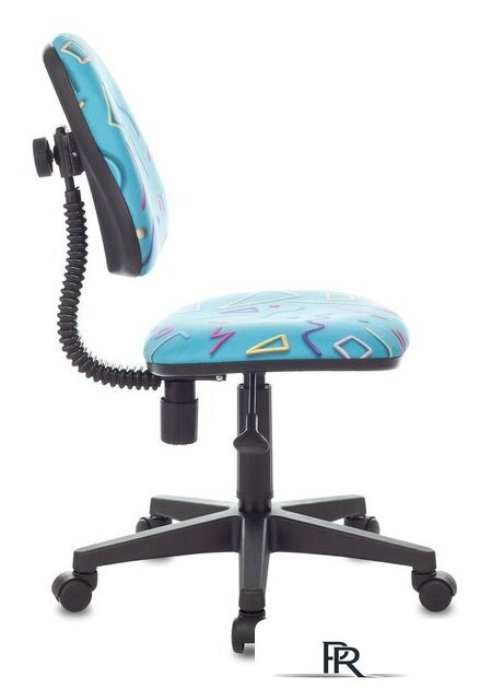 Компьютерное кресло Бюрократ KD-4/STICK-BLUE (голубой) - Изображение №3 — Интернет-магазин ПроЗаказ