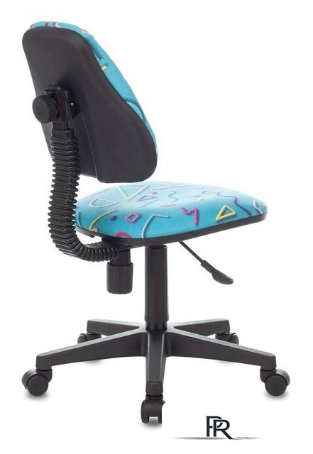 Компьютерное кресло Бюрократ KD-4/STICK-BLUE (голубой) - Изображение №4 — Интернет-магазин ПроЗаказ