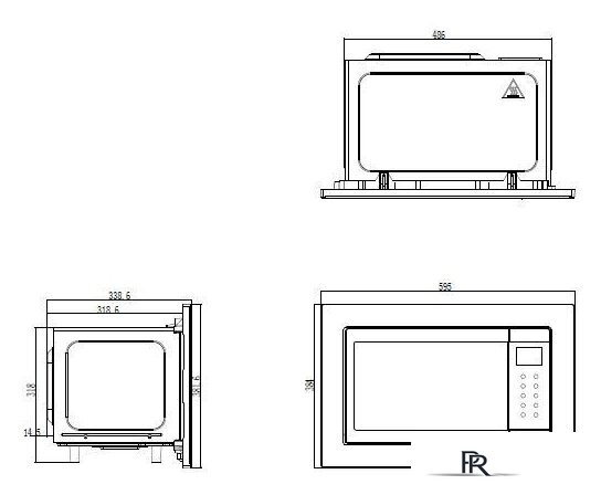 Микроволновая печь ZorG MIO211 S (черный) - Изображение №6 — Интернет-магазин ПроЗаказ