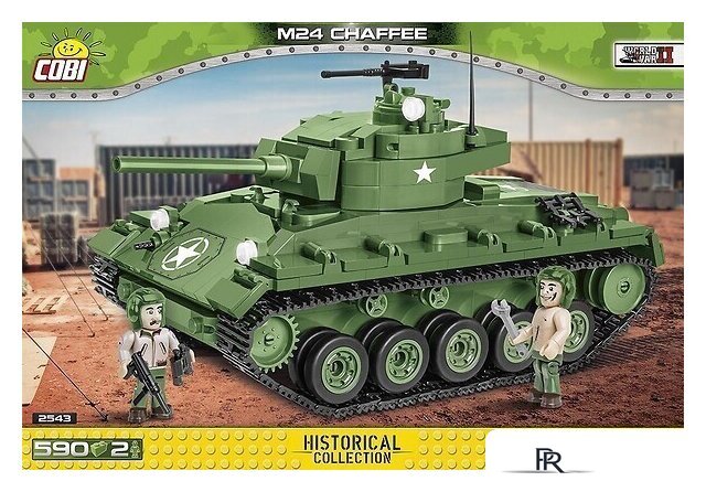 Конструктор Cobi M24 Chaffee 2543 Танк M24 Chaffee - Изображение №1 — Интернет-магазин ПроЗаказ