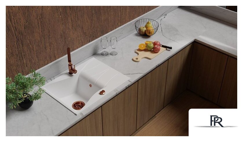 Кухонная мойка Kernau KGS O 4565 1B1D Pure White - Изображение №2 — Интернет-магазин ПроЗаказ