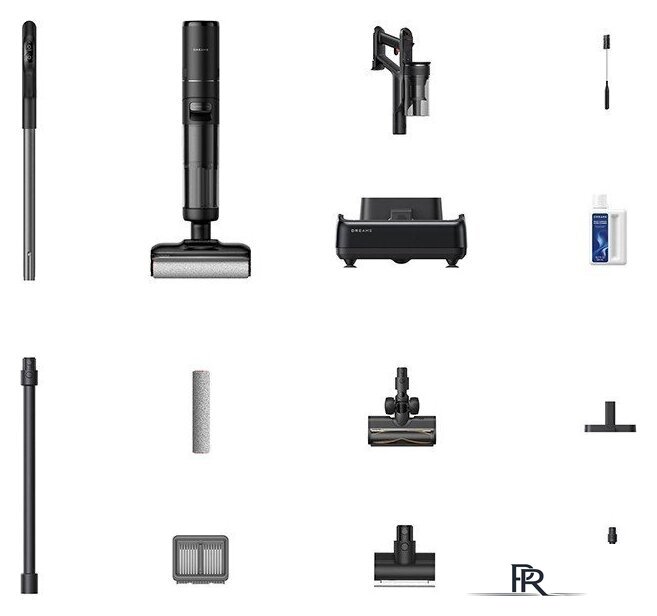 Пылесос Dreame H12 Dual FlexReach Wet and Dry Vacuum HHV31A (евровилка, черный) - Изображение №18 — Интернет-магазин ПроЗаказ