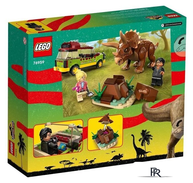 Конструктор LEGO Jurassic World 76959 Поиски трицератопса - Изображение №2 — Интернет-магазин ПроЗаказ