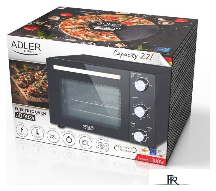 Мини-печь Adler AD 6024 - Изображение №12 — Интернет-магазин ПроЗаказ