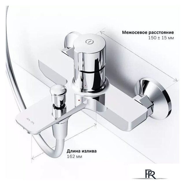 Смеситель AM.PM X-Joy F85A10500 - Изображение №9 — Интернет-магазин ПроЗаказ