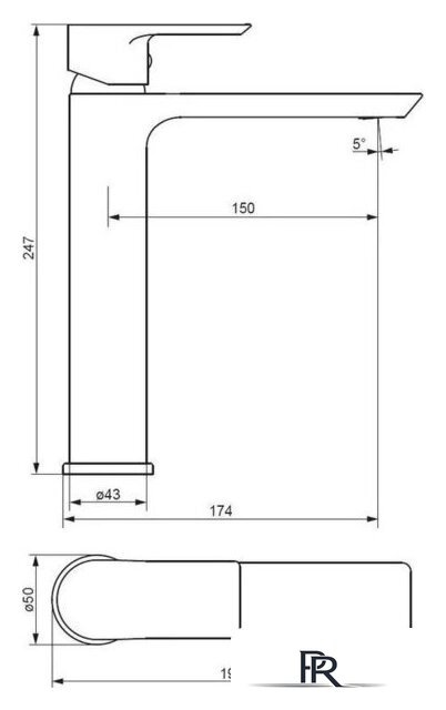 Смеситель Damixa Apollo 470250000 (хром) - Изображение №4 — Интернет-магазин ПроЗаказ