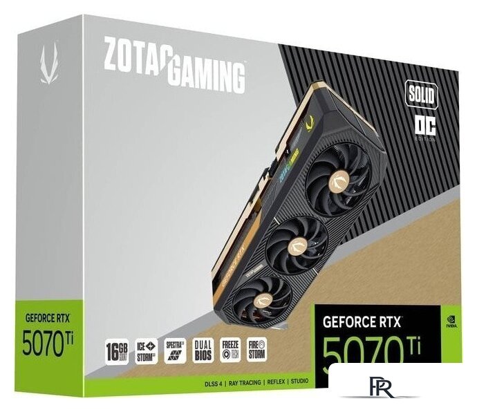 Видеокарта ZOTAC Gaming GeForce RTX 5070 Ti Solid OC ZT-B50710J-10P - Изображение №8 — Интернет-магазин ПроЗаказ