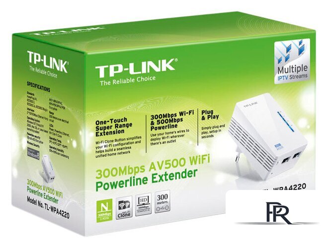 Powerline-адаптер TP-Link TL-WPA4220 - Изображение №6 — Интернет-магазин ПроЗаказ