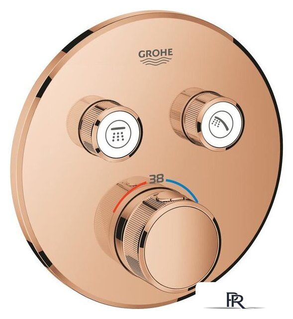 Смеситель без скрытого механизма Grohe Grohtherm SmartControl 29119DA0 (теплый закат) - Изображение №1 — Интернет-магазин ПроЗаказ
