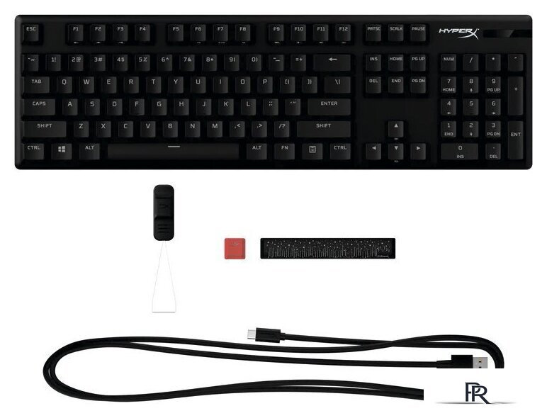 Клавиатура HyperX Alloy Origins PBT (HyperX Blue, нет кириллицы) - Изображение №2 — Интернет-магазин ПроЗаказ