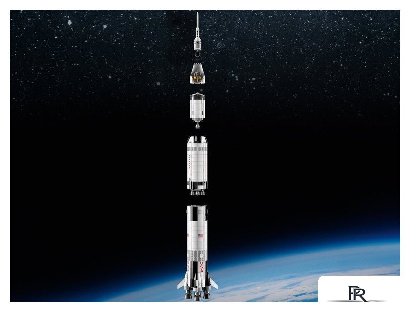 Конструктор LEGO Ideas 92176 Ракетно-космическая система НАСА Сатурн-5-Аполлон - Изображение №7 — Интернет-магазин ПроЗаказ
