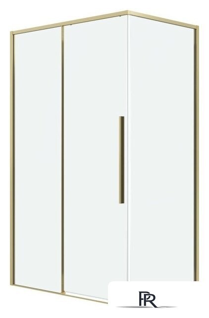Душевой уголок Grossman Galaxy 100x90x195 120.K33.01.1090.32.00 (золото сатин/прозрачное стекло) - Изображение №1 — Интернет-магазин ПроЗаказ