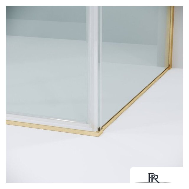 Душевой уголок Grossman Galaxy 100x90x195 120.K33.01.1090.32.00 (золото сатин/прозрачное стекло) - Изображение №5 — Интернет-магазин ПроЗаказ