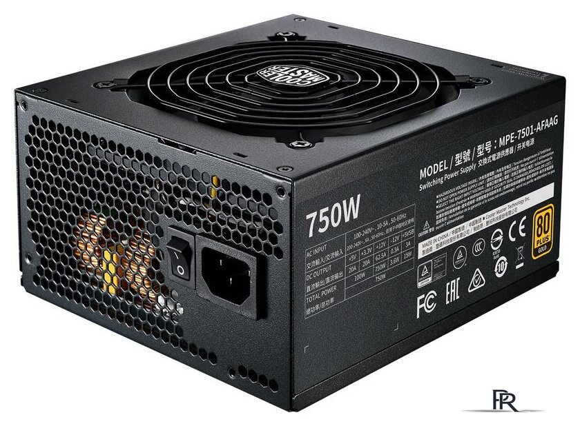 Блок питания Cooler Master MWE Gold 750 V2 Full Modular MPE-7501-AFAAG-EU - Изображение №2 — Интернет-магазин ПроЗаказ