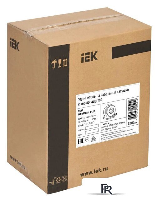 Удлинитель на катушке IEK WKP15-16-04-30-44  - Изображение №2 — Интернет-магазин ПроЗаказ