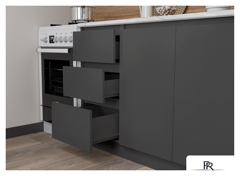 Готовая кухня Артём-Мебель Мэри СН-114 ДСП 1.6м (серый графит) - Изображение №5 — Интернет-магазин ПроЗаказ