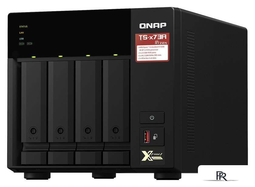 Сетевой накопитель QNAP TS-473A-8G - Изображение №1 — Интернет-магазин ПроЗаказ