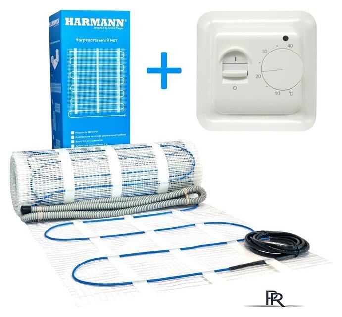 Нагревательный мат Harmann W160-050 5 кв.м. 800 Вт (с терморегулятором MST-1) - Изображение №1 — Интернет-магазин ПроЗаказ