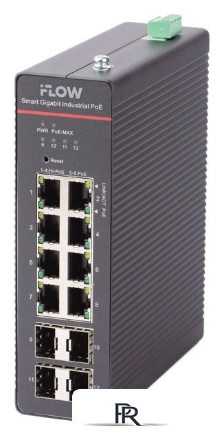 Настраиваемый коммутатор iFlow F-SW-IM612HPOE-PM-8G4GO - Изображение №1 — Интернет-магазин ПроЗаказ