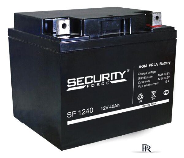 Аккумулятор для ИБП Security Force SF 1240 (12В/40 А·ч) - Изображение №1 — Интернет-магазин ПроЗаказ