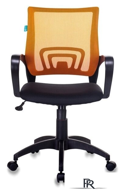 Офисное кресло Бюрократ CH-695N/OR/TW-11 (черный/оранжевый) - Изображение №2 — Интернет-магазин ПроЗаказ