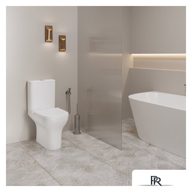 Унитаз напольный Lauter W236 2110236 + гигиенический душ Rinse 21GN4052BM - Изображение №10 — Интернет-магазин ПроЗаказ