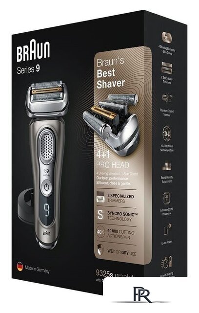 Электробритва Braun Series 9 9325s - Изображение №4 — Интернет-магазин ПроЗаказ