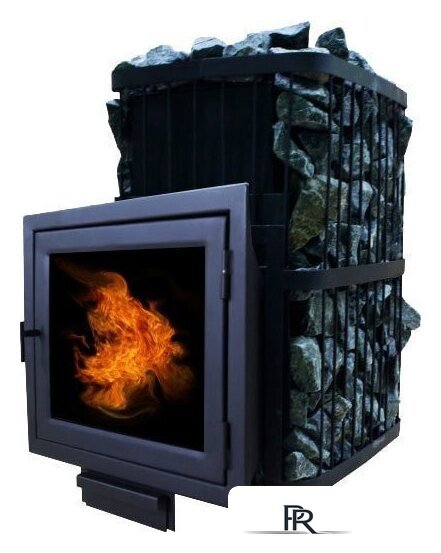 Банная печь ComfortProm Чугун 20м3 закрытая каменка, панорама - Изображение №1 — Интернет-магазин ПроЗаказ