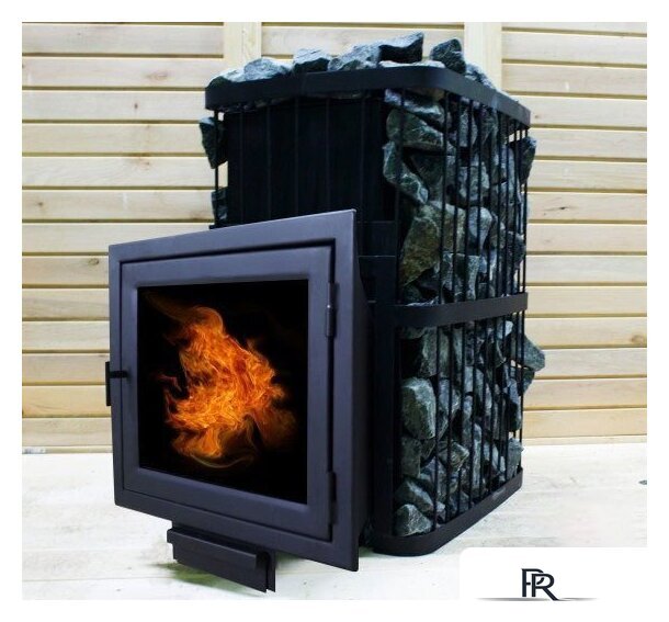 Банная печь ComfortProm Чугун 20м3 закрытая каменка, панорама - Изображение №6 — Интернет-магазин ПроЗаказ
