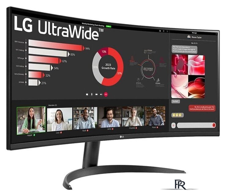 Монитор LG UltraWide 34WR50QK-B - Изображение №4 — Интернет-магазин ПроЗаказ