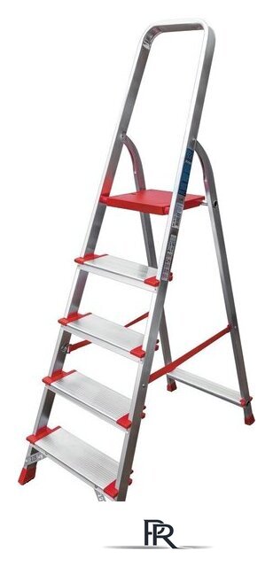 Лестница-стремянка Новая высота NV 511 алюминиевая индустриальная 5 ступеней (5110105) - Изображение №1 — Интернет-магазин ПроЗаказ