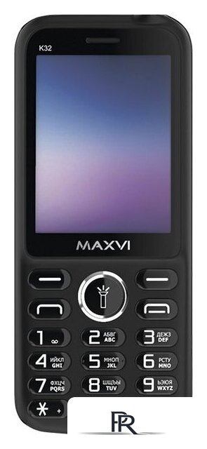 Кнопочный телефон Maxvi K32 (черный) - Изображение №8 — Интернет-магазин ПроЗаказ