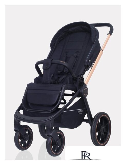 Универсальная коляска Rant MOWbaby Zoom PU (3 в 1, gold black) - Изображение №4 — Интернет-магазин ПроЗаказ