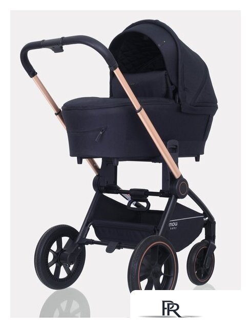 Универсальная коляска Rant MOWbaby Zoom PU (3 в 1, gold black) - Изображение №2 — Интернет-магазин ПроЗаказ