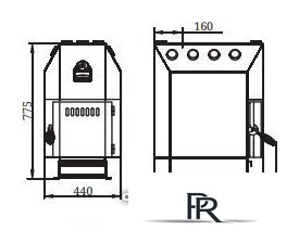 Свободностоящая печь-камин Термофор Инженер СД, СК, ТВ - Изображение №3 — Интернет-магазин ПроЗаказ