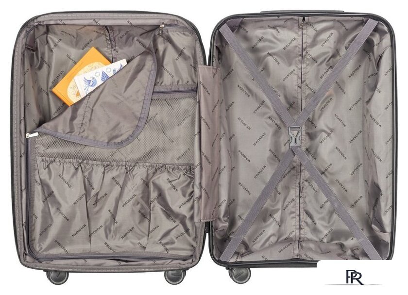 Чемодан-спиннер Mironpan 11197-2 (S, пыльно-розовый) - Изображение №2 — Интернет-магазин ПроЗаказ