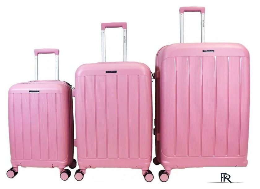 Чемодан-спиннер Mironpan 11197-2 (S, пыльно-розовый) - Изображение №4 — Интернет-магазин ПроЗаказ