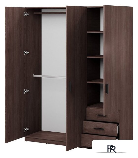 Шкаф распашной Involux Престон 226H022 (венге) - Изображение №2 — Интернет-магазин ПроЗаказ