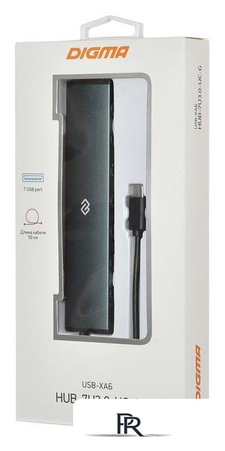 USB-хаб Digma HUB-7U3.0-UC-G - Изображение №6 — Интернет-магазин ПроЗаказ