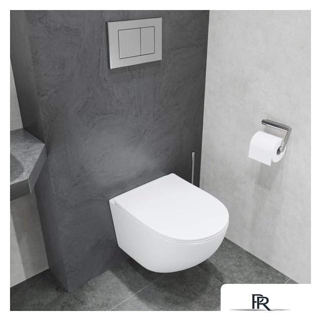 Унитаз подвесной Lauter Sulzdorf + GROHE Rapid SL 38772001 + панель GROHE 37131000 (белый с микролифтом) - Изображение №8 — Интернет-магазин ПроЗаказ
