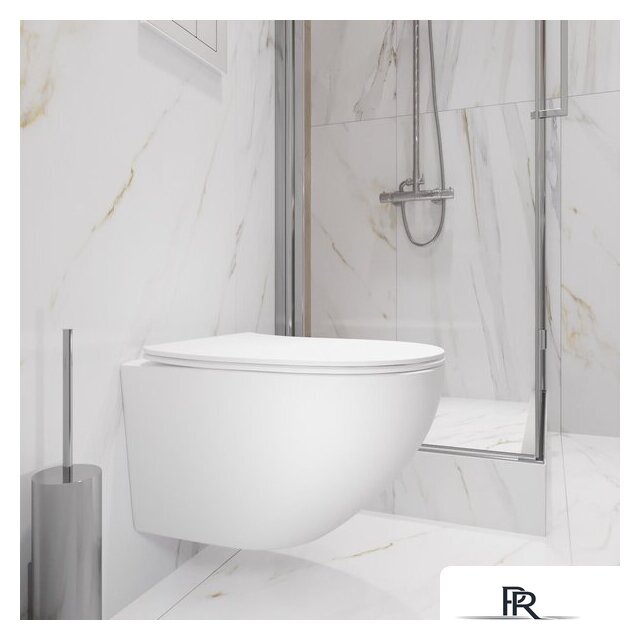 Унитаз подвесной Lauter Sulzdorf + GROHE Rapid SL 38772001 + панель GROHE 37131000 (белый с микролифтом) - Изображение №12 — Интернет-магазин ПроЗаказ